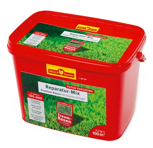 L 100 SM Rasen-Reparatur-Mix »PREMIUM-RASEN« für 100 qm MIT STARTER-DÜNGER