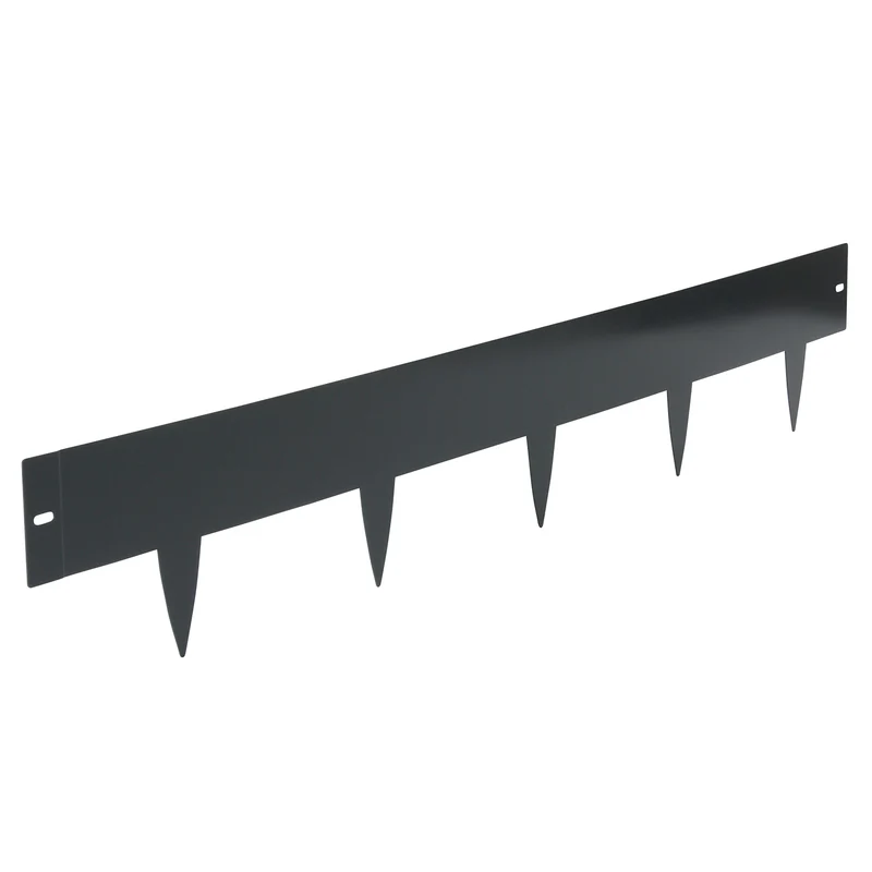 bellissa Rasenkante spina 2er Set Metall anthrazit 103x16 cm, Nutzlänge 2x 100cm