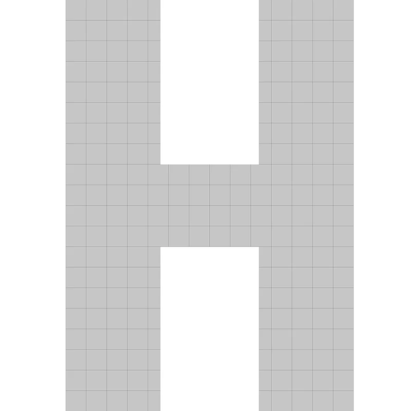 bellissa Buchstabengabione H 100x70x21 cm