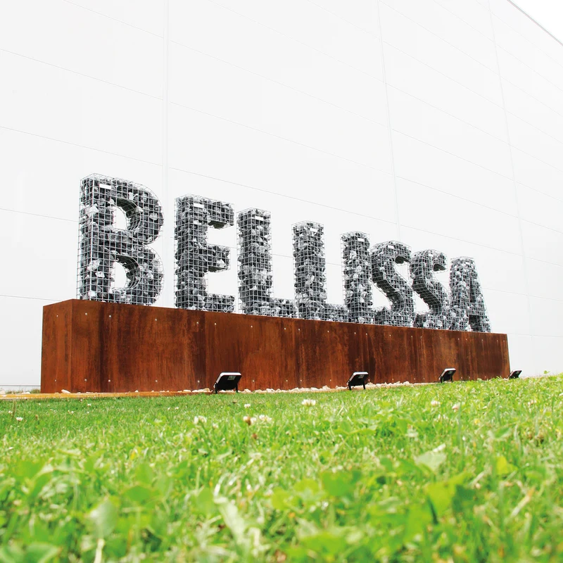 bellissa Buchstabengabione H 100x70x21 cm