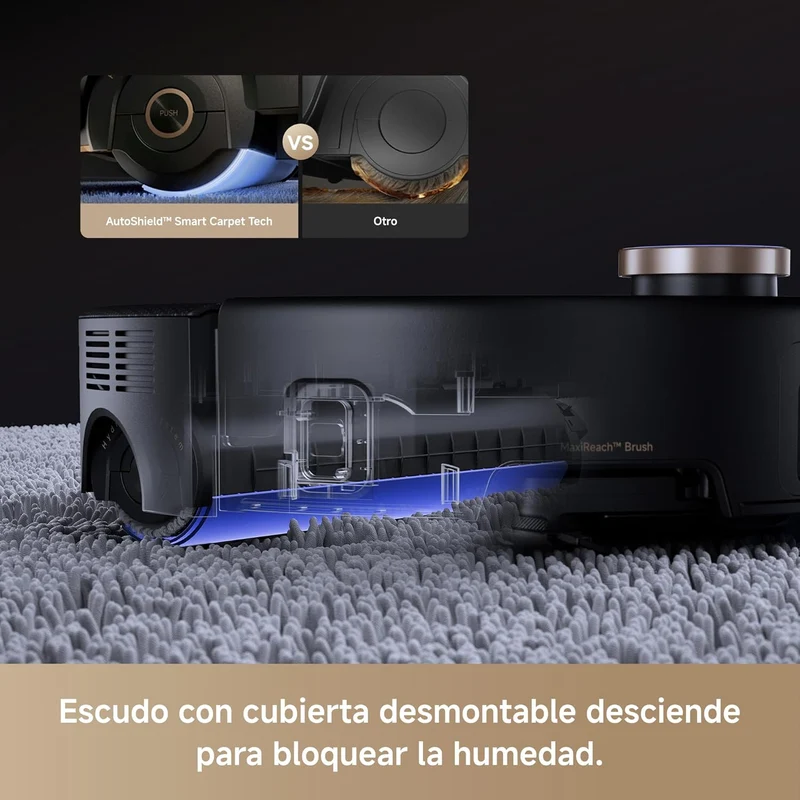 Mova – Z60 Ultra Roller Complete robot aspirador negro