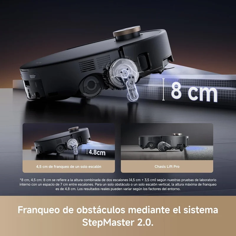 Mova – Z60 Ultra Roller Complete robot aspirador negro