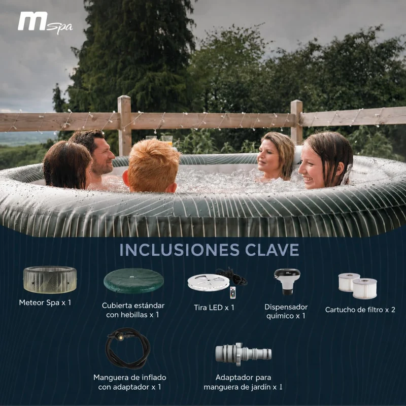 MSpa – Spa hinchable circular Meteor 4–6 personas