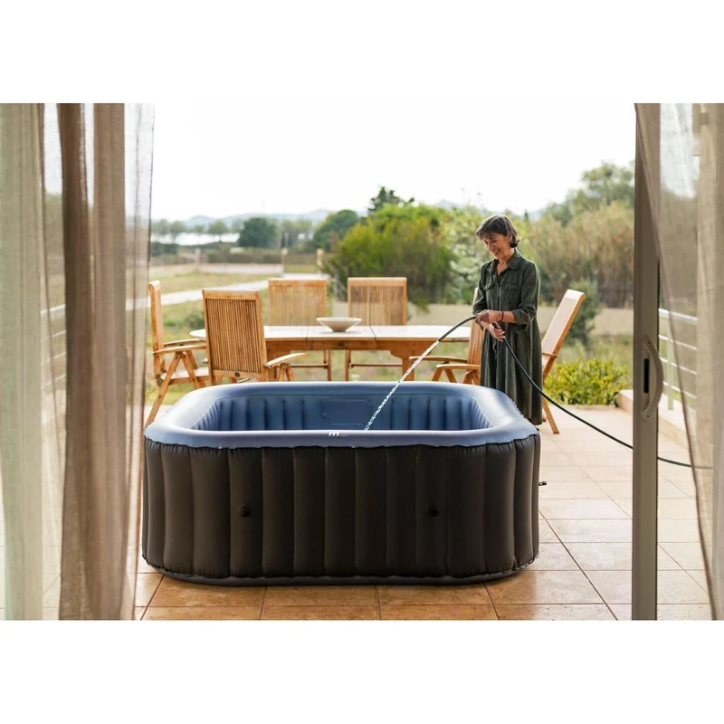 MSpa – Spa hinchable cuadrado Tekapo 4 personas