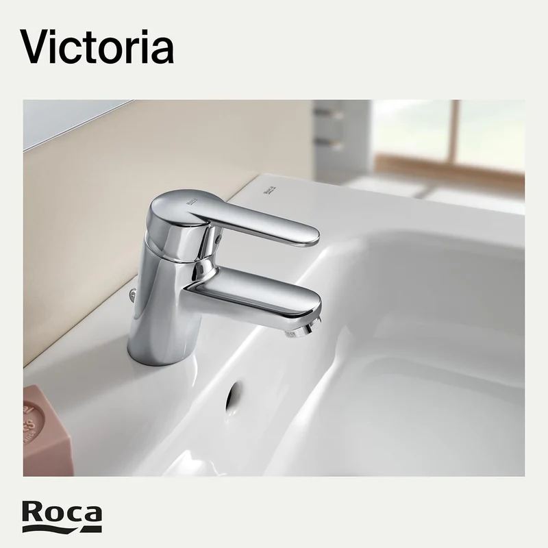 Roca - Victoria grifería para lavabo con enganche para cadenilla A5A3125C00