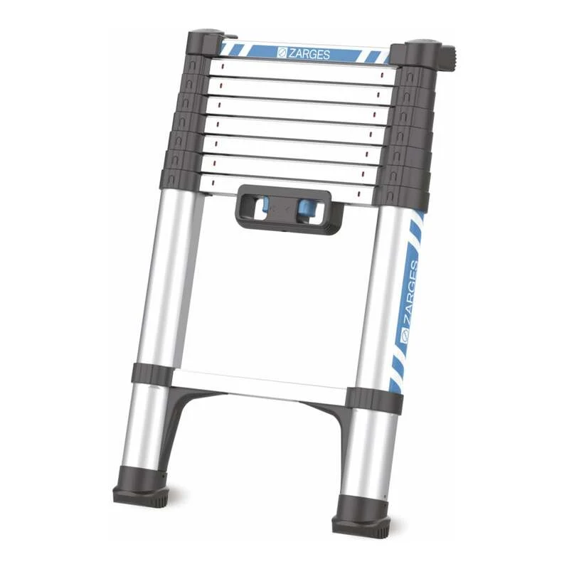 B-Ware ZARGES Compactstep L Teleskop-Sprossen-Anlegeleiter 9 Sprossen 2,66m 8,4kg