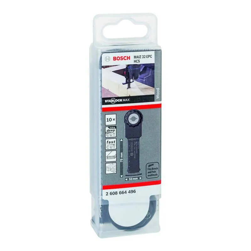 B-Ware Bosch Tauchsägeblatt HCS MAIZ 32 EPC StarlockMax Sägeblatt Holz 80mm 10 Stück