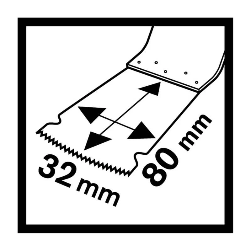 B-Ware Bosch Tauchsägeblatt HCS MAIZ 32 EPC StarlockMax Sägeblatt Holz 80mm 10 Stück