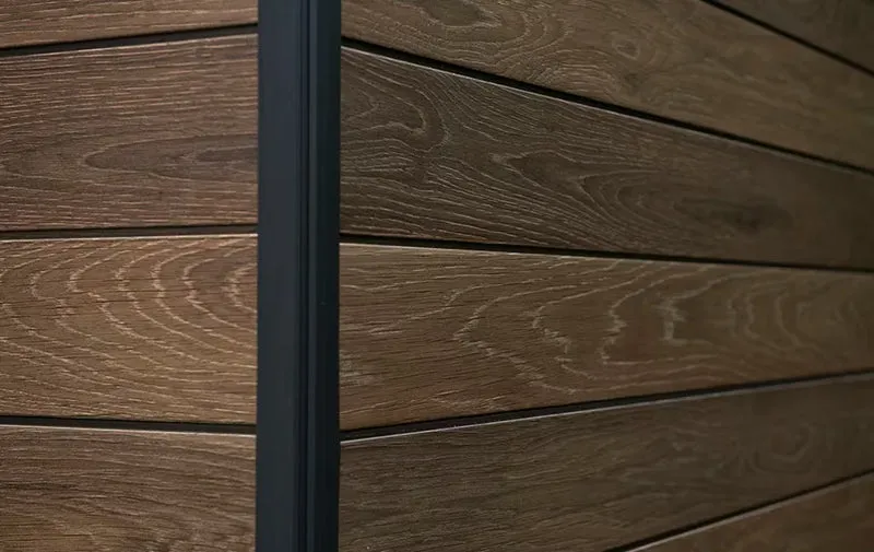 Keter - Caseta de exterior Signature Walnut 9x7 marrón