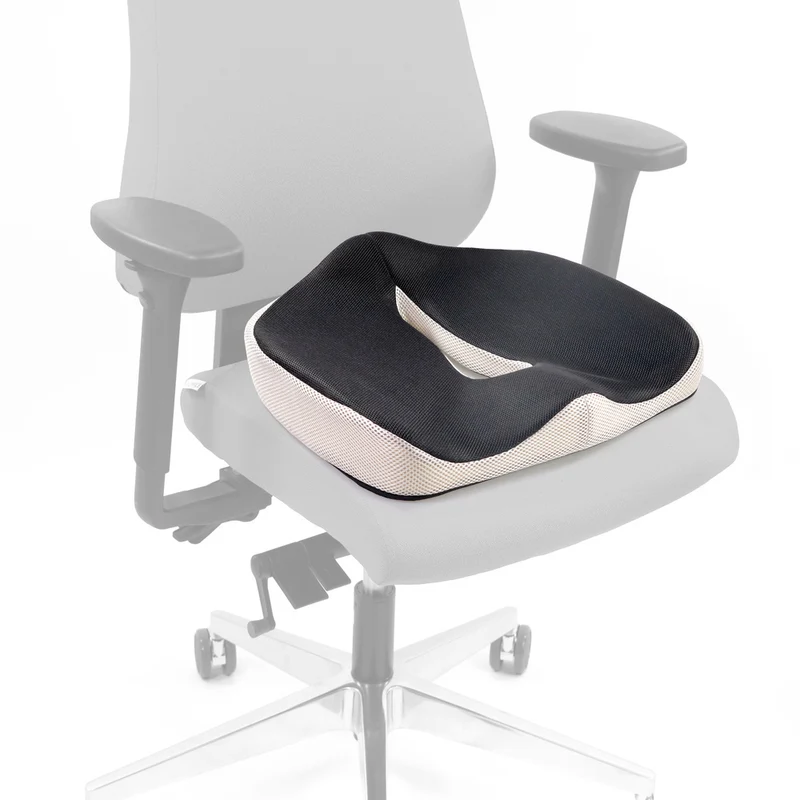 B-Ware hjh OFFICE Sitzkissen Kissen MEDISIT VII Gel Stoff antirutsch atmungsaktiv