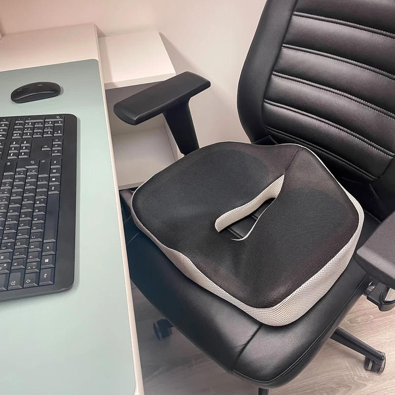 B-Ware hjh OFFICE Sitzkissen Kissen MEDISIT VII Gel Stoff antirutsch atmungsaktiv