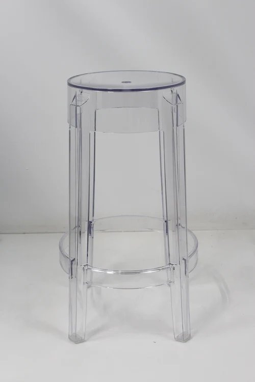 B-Ware Kartell Charles Bar-Hocker Barhocker Sitzhocker Stuhl transparent Sitzhöhe 65cm