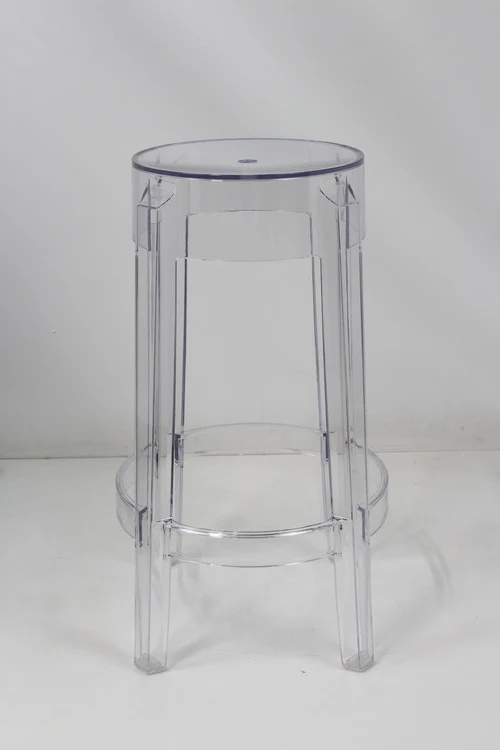 B-Ware Kartell Charles Bar-Hocker Barhocker Sitzhocker Stuhl transparent Sitzhöhe 65cm
