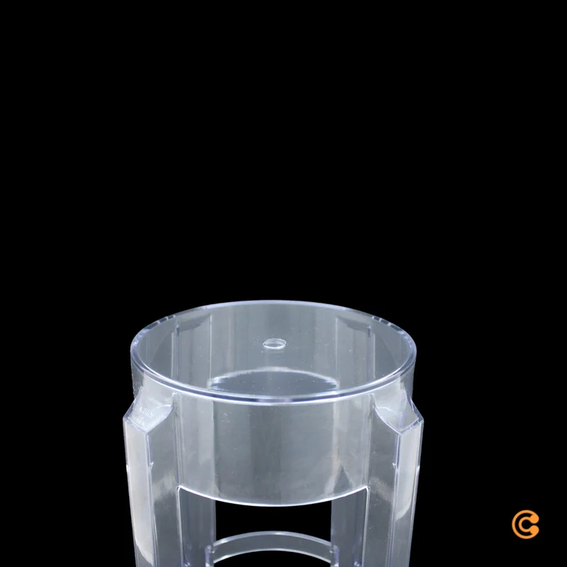 B-Ware Kartell Charles Sitz Hocker Sitzhocker Barhocker transparent Stuhl 75 cm
