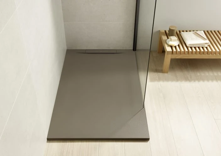 Roca - Plato de ducha Pyros extraplano de STONEX® Blanco