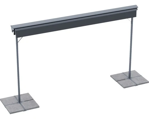 B-Ware Markiso Standmarkise Mobile Markise Sonnenschutz 4x3 Stoff Gestell RAL 7015