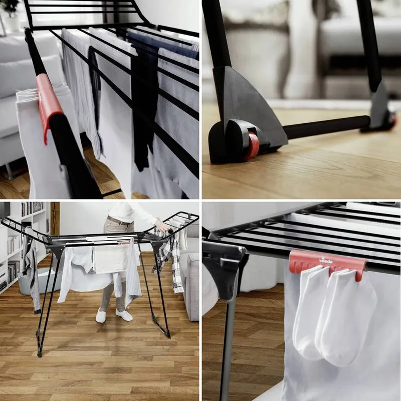 B-Ware Vileda KING Ultimate Wäscheständer Flügelwäschetrockner Gestell Wäschegestell