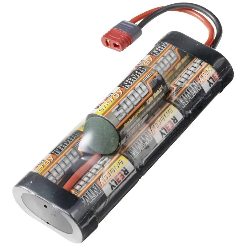 B-Ware Reely Modellbau-Akkupack NiMh 8.4V 5000mAh Zellenzahl 7 Sub-C Hump T-Stecksystem