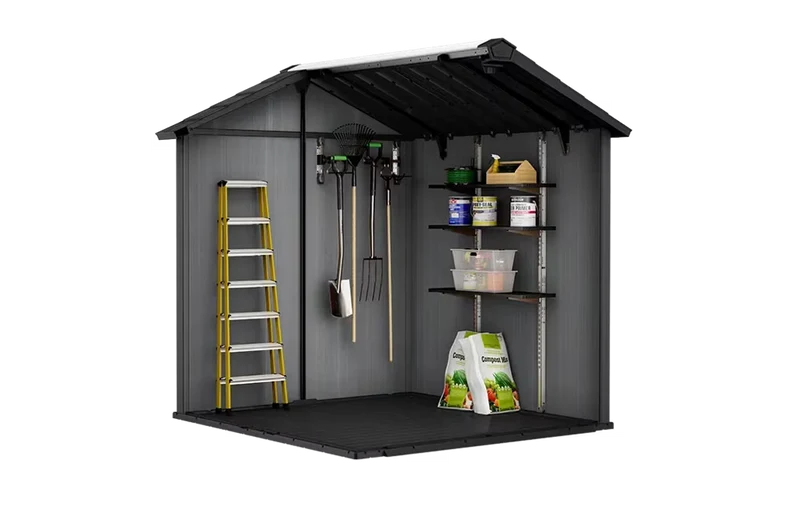 Keter - Caseta de exterior Newton 757/775 marrón