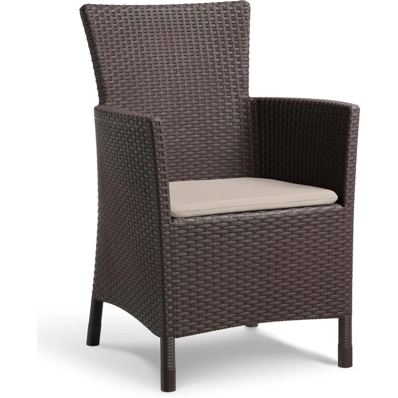Keter - Sillón de exterior Iowa marrón