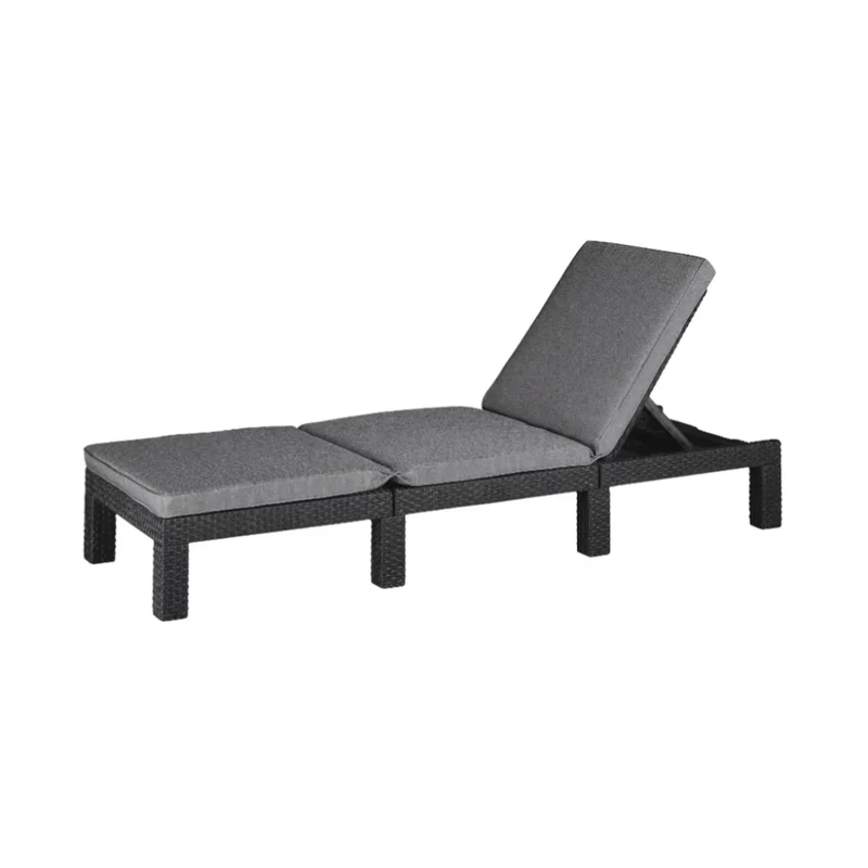 Keter - Tumbona de exterior Daytona Deluxe grafito