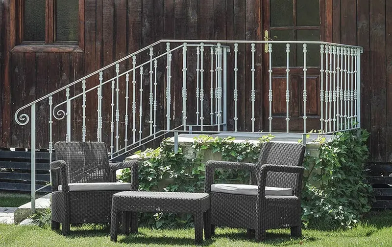 Keter - Conjunto de exterior 2 plazas Tarifa Balcony grafito