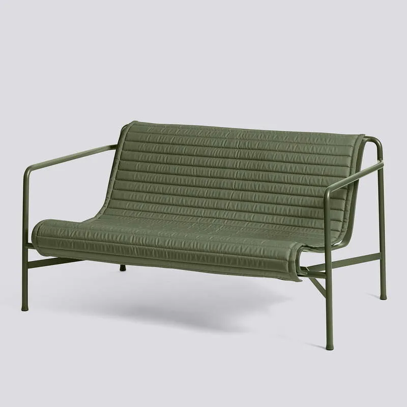 B-Ware Hay Palissade Quilted Cushion für Lounge Sofa Sitzauflage Polsterauflage olive