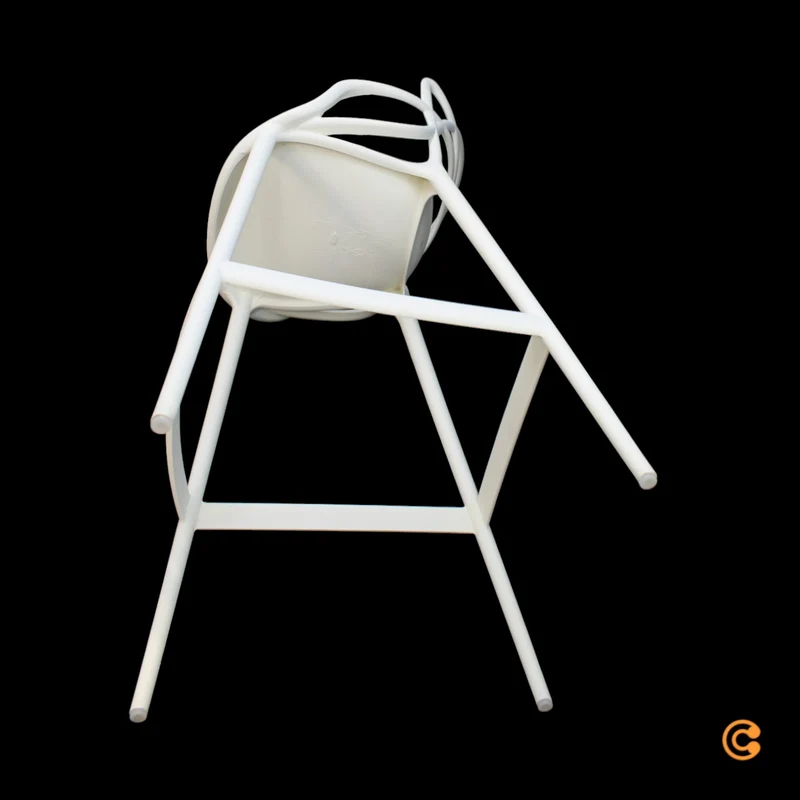 B-Ware Kartell Masters Barhocker Tresenstuhl Hocker Stuhl Barstuhl 75cm weiß