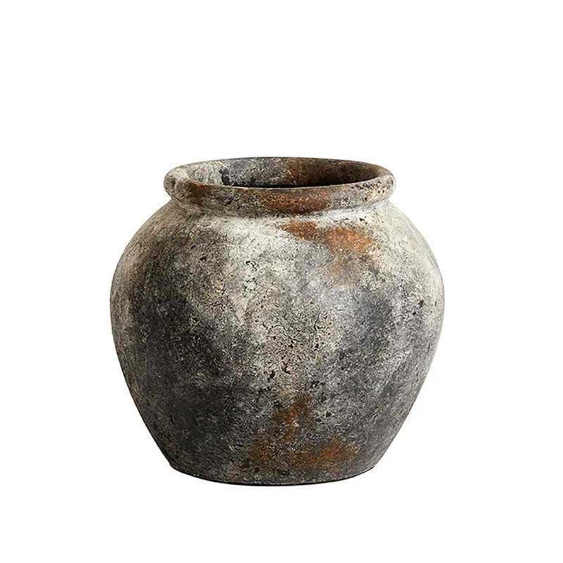 B-Ware Muubs Echo Krug Vase Gefäß Terrakotta Rostbraun 25cm 30cm Vasen