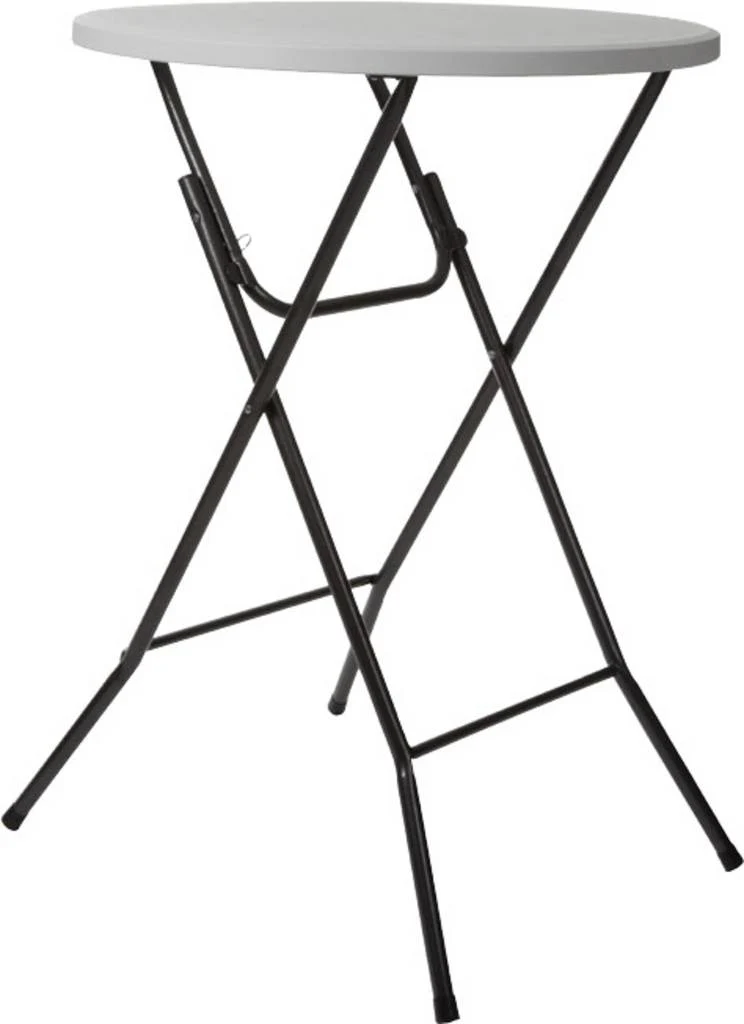 18x B-Ware Perel Stehtisch Campingmöbel Partytisch Gartentisch bis 80kg Weiß 18 STÜCK