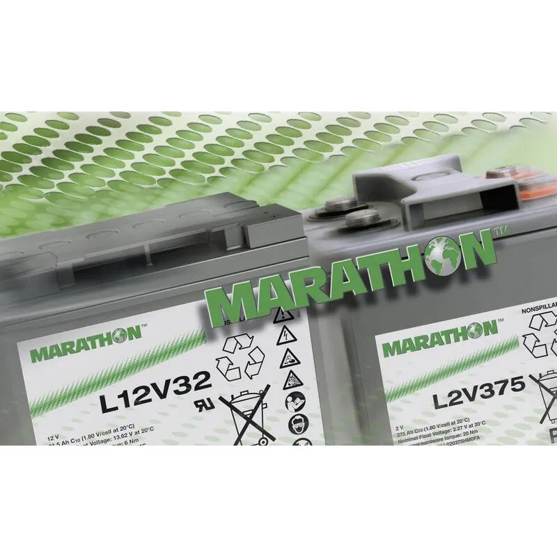 B-Ware GNB Marathon Blei Vlies Akku XL12V50 Bleiakku Wartungsfrei 220x219x172 mm M6 12V