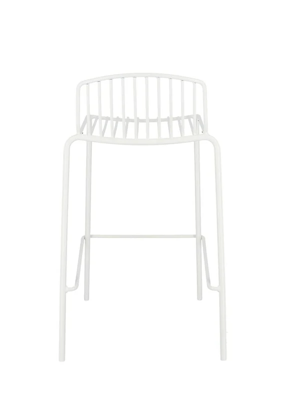 B-Ware Jan Kurtz Barstuhl Hocker Mori Outdoor 49 x 81 x 49 cm Sitzhöhe 65 cm weiß302