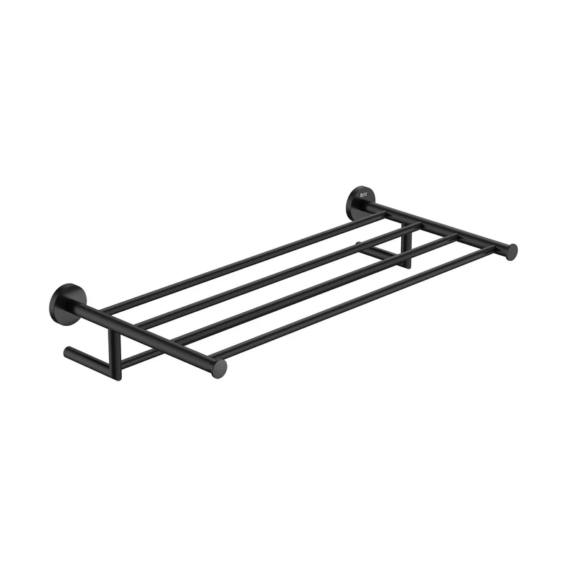 Roca - Portatoallas Hotels Round Negro Mate A817580C40