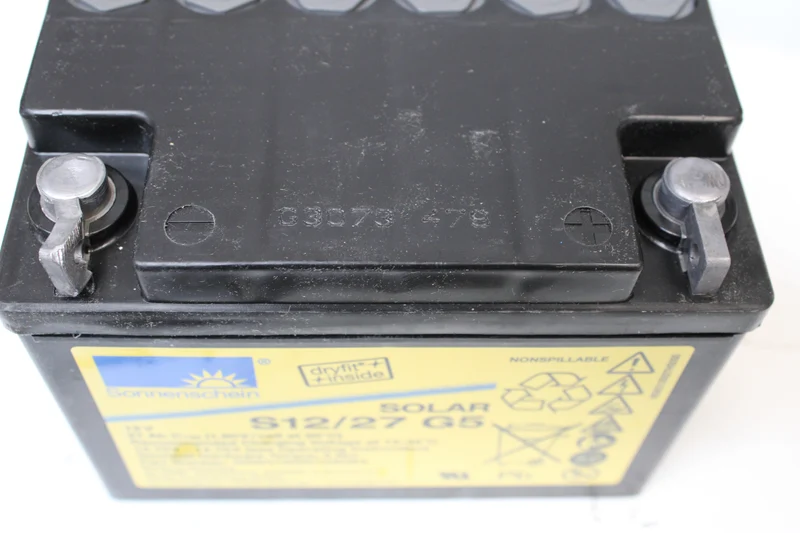 GNB Sonnenschein dryfit S12/27 G5 NGSO120027HS0BA Solarakku 12 V SIEHE TEXT/FOTO