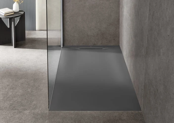 Roca - Plato de ducha Pyros extraplano de STONEX® Beige