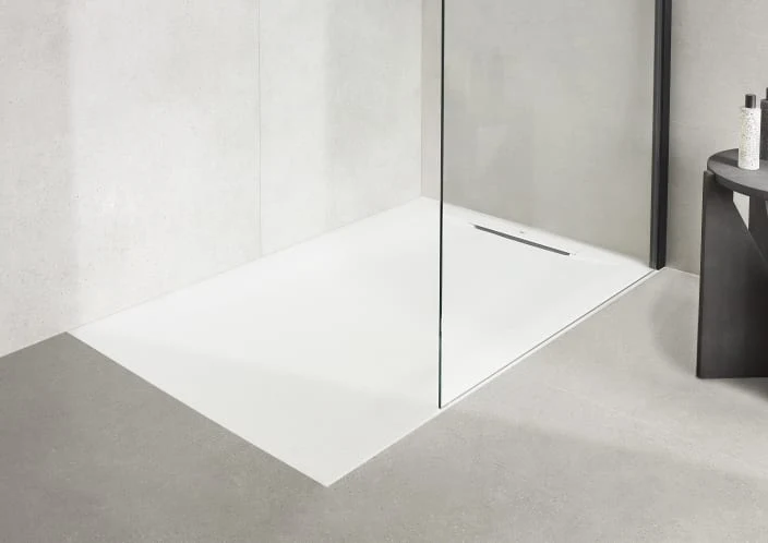Roca - Plato de ducha Pyros extraplano de STONEX® Pizarra
