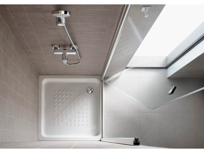 Roca - Plato de ducha Italia de porcelana rectangular