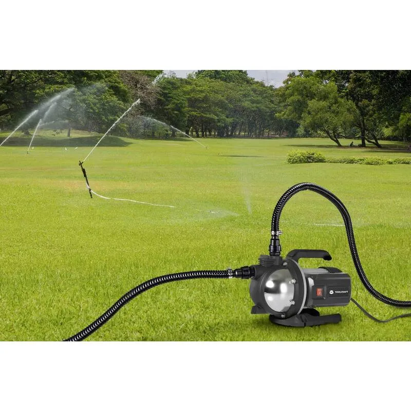 B-Ware Toolcraft Gartenpumpe Wasserpumpe 7000l/h 48m Druckpumpe IPX4 1100W kompakt