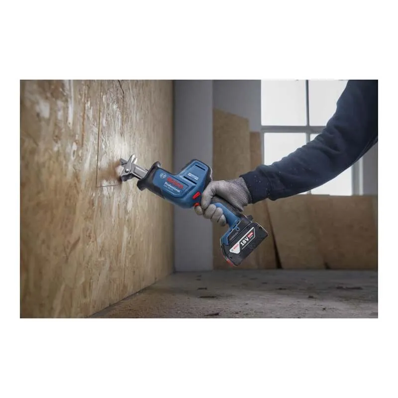 B-Ware Bosch Akku-Säbelsäge GSA 18V-24 Säge Elektrowerkzeug 230mm 1,7kg blau solo L