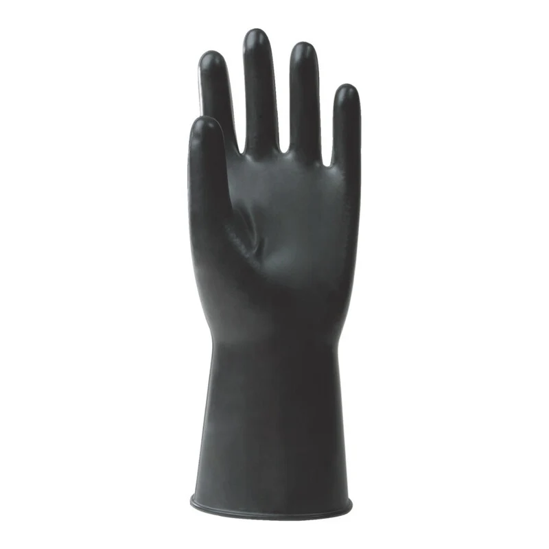 B-Ware Honeywell Chemikalienschutzhandschuh Vitoject 890 Größe 9 schwarz AQL 0,65 350mm
