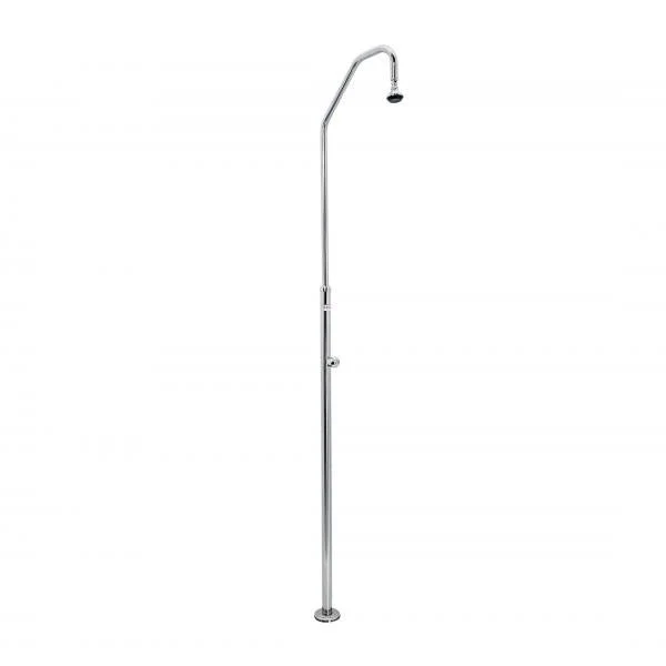 QP Ducha 1 brazo Ø43 inox para piscina