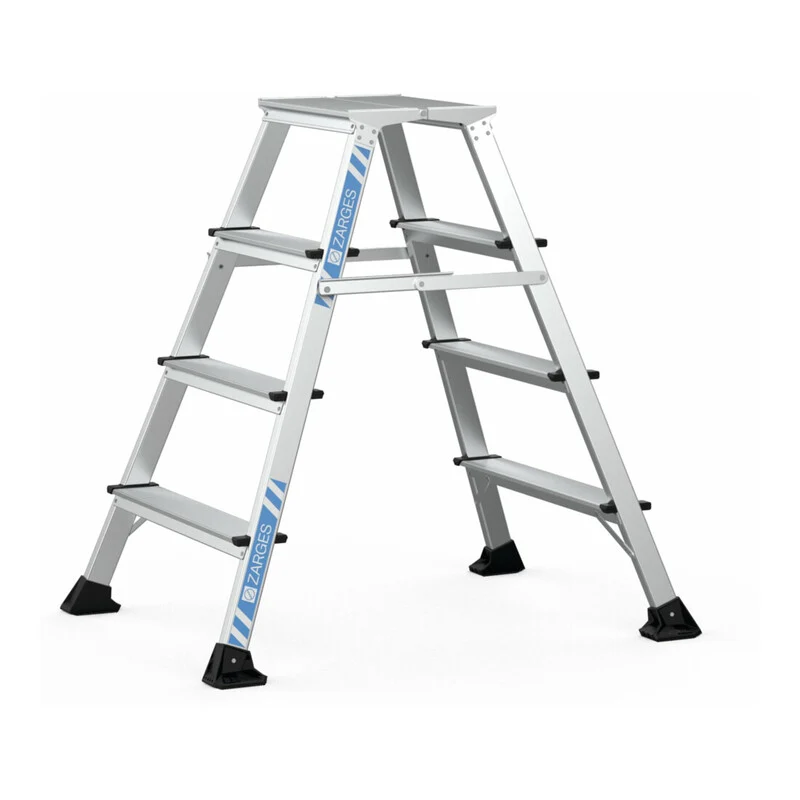 B-Ware Zarges Arbeitspodest XLstep P 2x4 Stufen stabil und beidseitig begehbar 150kg