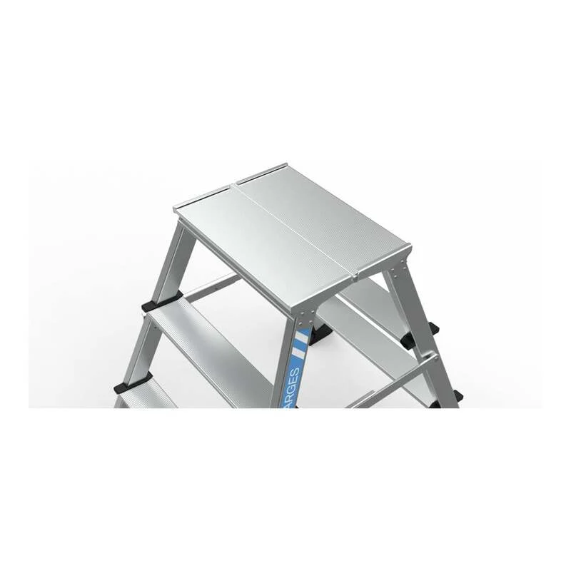 B-Ware Zarges Arbeitspodest XLstep P 2x4 Stufen stabil und beidseitig begehbar 150kg