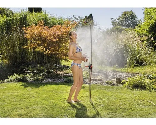 B-Ware GARDENA Gartendusche Duo Garten Dusche mit 2 Strahlformen aus Kunststoff Metall