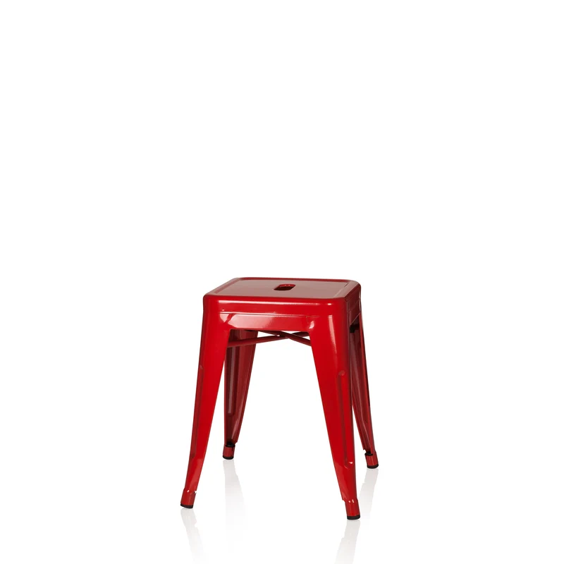 B-Ware hjh OFFICE Hocker Sitzgelegenheit VANTAGGIO Hocker rot stapelbar Gastronomie166