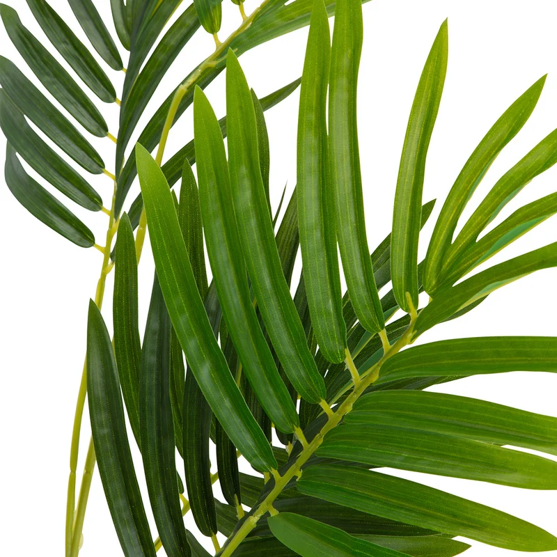 B-Ware hjh OFFICE Kunstpflanze Kunstbaum Areca Palme grün 120cm Kunstpflanze hjh OFFICE
