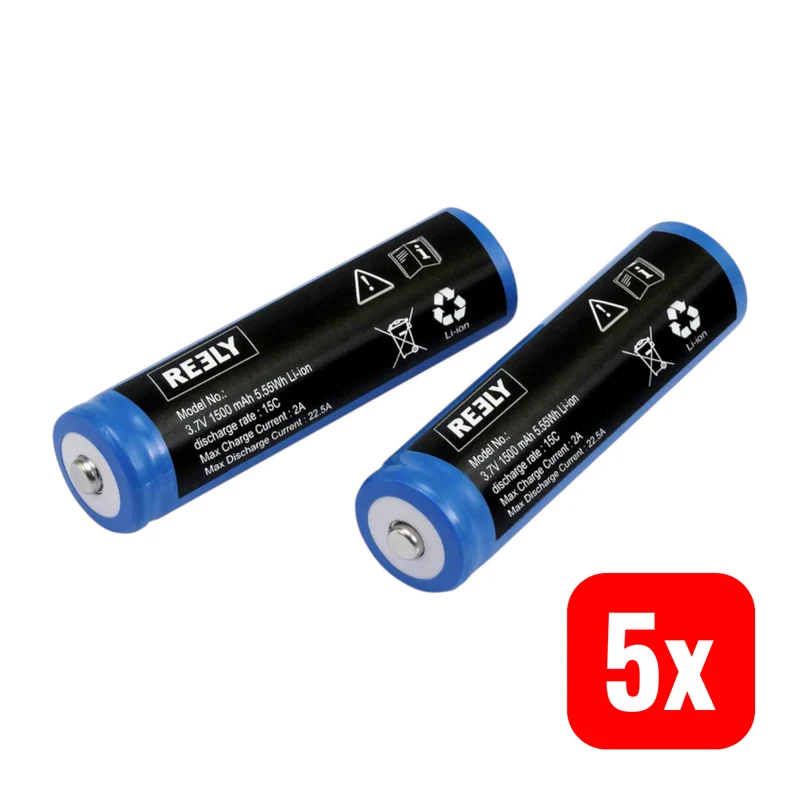 5x B-Ware Reely Modellbau-Akku-Einzelzelle Zelle 1500 mA Modellbaubatterie 2er-Pack 5 SETS
