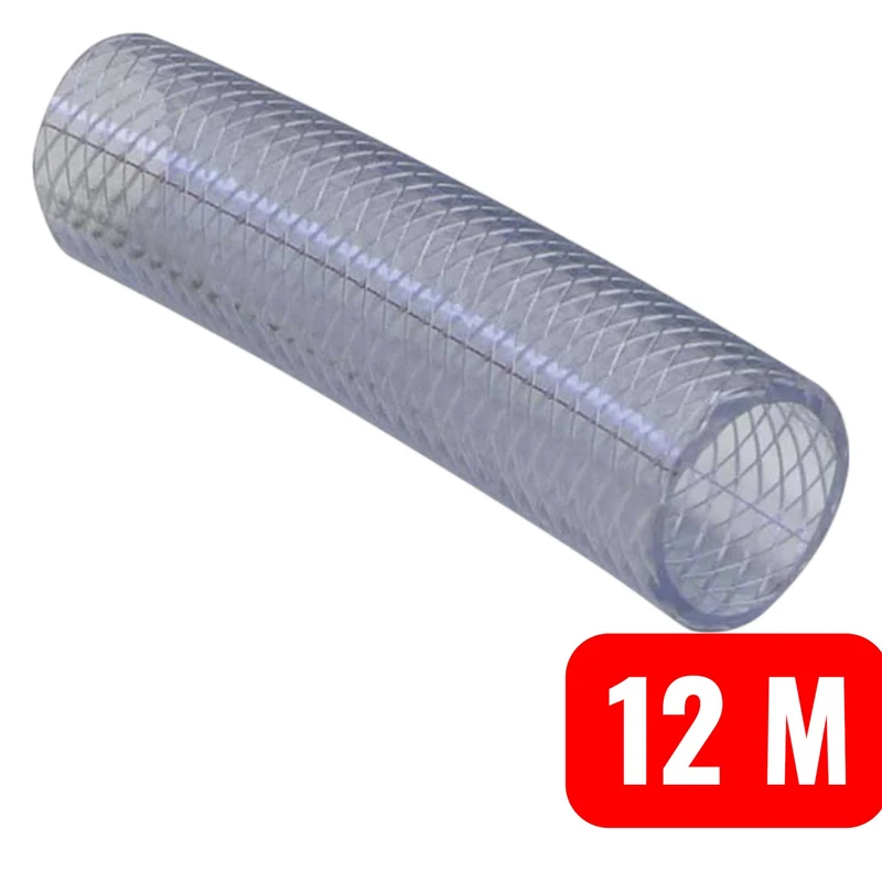12x B-Ware TOOLCRAFT PVC-Gewebeschlauch 533469 Schlauch Druckluftschlauch 12 METER