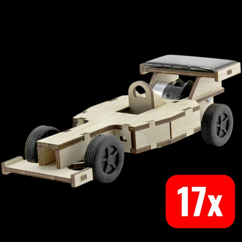 17x B-Ware Sol Expert Solar Rennwagen 40 - teiliger Rennwagenbausatz 17 STÜCK