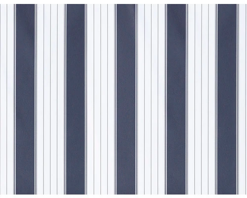 B-Ware Klemmmarkise Balkonmarkise Markise Polyester Streifen Blau Weiß Signalweiß